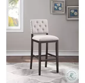 Evelyn Cream Frame Bar Stool