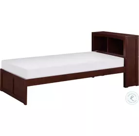 Rowe Dark Cherry Youth Bookcase Platform Bedroom Set