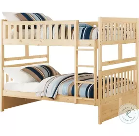 Bartly Natural Pine Youth Bunk Bedroom Set