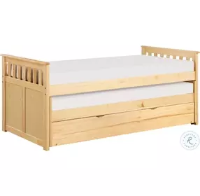 Bartly Natural Pine Youth Trundle Bedroom Set