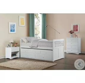 Galen White 4 Drawer Chest