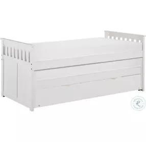 Galen White Youth Trundle Bedroom Set