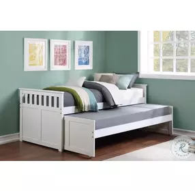 Galen White Twin Over Twin Daybed