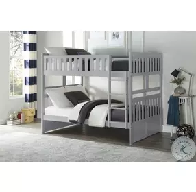 Orion Grey Full Over Full Bunk Bed