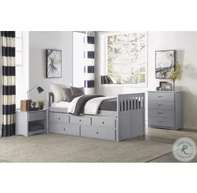 Orion Grey Nightstand
