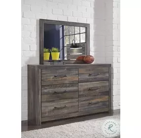 Drystan 6 Drawer Dresser and Mirror