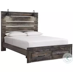 Drystan Panel Bedroom Set with Front Storage Footboard