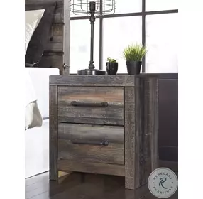 Drystan 2 Drawer Nightstand with USB Charging Ports