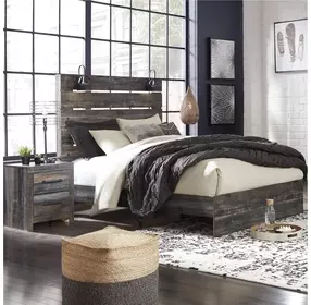 Drystan King Panel Bed