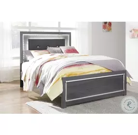 Lodanna Gray Full Upholstered Panel Bed