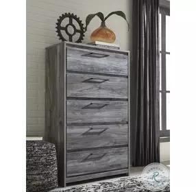 Baystorm Gray 5 Drawer Chest