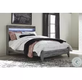 Baystorm Gray Queen Panel Bed