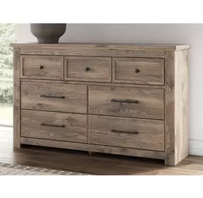 Keithland Deep Brown 7 Drawer Dresser