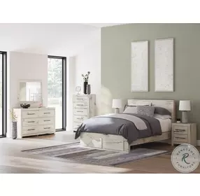 Lawroy Light Natural Queen Panel Storage Bed