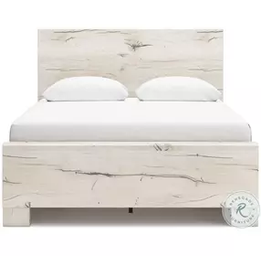 Lawroy Light Natural Panel Bedroom Set with Double Side Storage