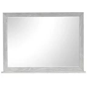 Fiona Mist Gray Rectangular Dresser Mirror