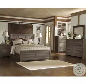 Juararo Dark Brown Five Drawer Chest