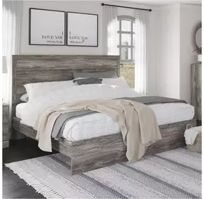 Ralinksi Gray King Panel Bed