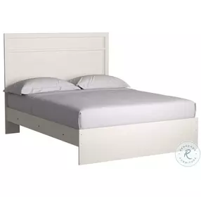 Stelsie White Panel Bedroom Set