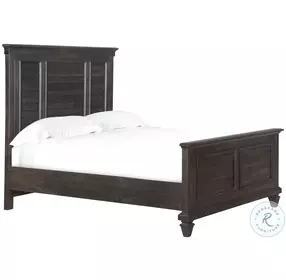 Calistoga Weathered Charcoal Shutter Panel Bedroom Set