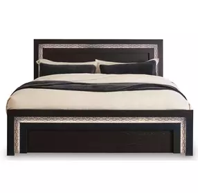 Shoralli Black Panel Bedroom Set with LED