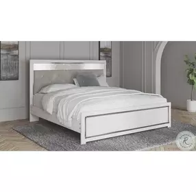 Altyra White King Platform Bed