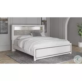 Altyra White King Bookcase Bed