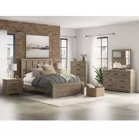 Garistyn Natural Rustic Rectangular Dresser Mirror
