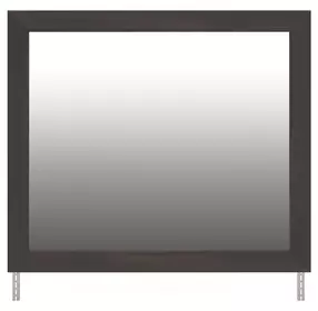 Agrander Dark Brown Rectangular Dresser Mirror