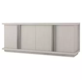 Carino Frost and Gray 2 Door Credenza