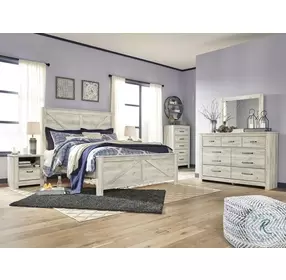 Bellaby Whitewash One Drawer Nightstand
