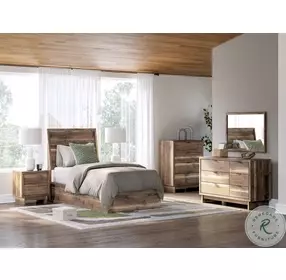 Zadilyn Brown Twin Panel Bed