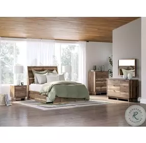 Zadilyn Brown Full Panel Storage Bed