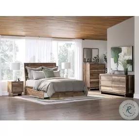 Zadilyn Brown Queen Panel Storage Bed