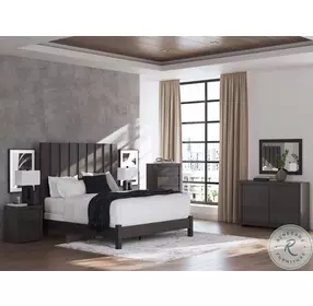 Parlayon Charcoal King Panel Bed