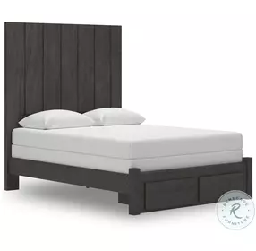 Parlayon Charcoal Panel Storage Bedroom Set