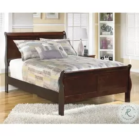 Alisdair Dark Brown Full Sleigh Bed