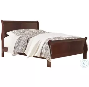 Alisdair Dark Brown Sleigh Bedroom Set
