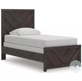 Prendonea Charcoal Youth Panel Bedroom Set