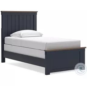 Landocken Brown And Blue Youth Panel Bedroom Set