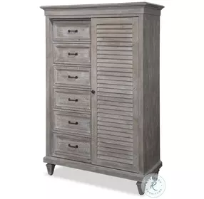 Lancaster Dovetail Grey 6 Gentleman Chest