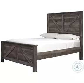 Wynnlow Gray Crossbuck Panel Bedroom Set