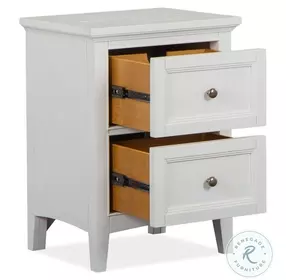 Heron Cove Chalk White Small Drawer Nightstand