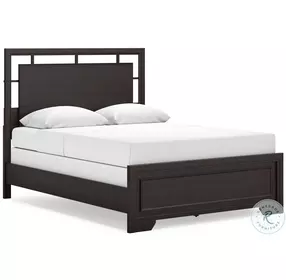 Covetown Dark Brown Panel Bedroom Set