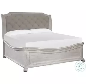 Kin Alabaster Shaped Upholstered Sleigh Bedroom Set