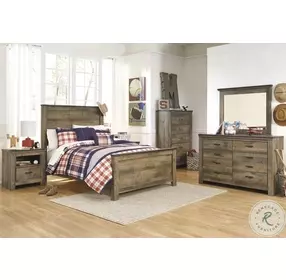Trinell Brown Full Panel Bed