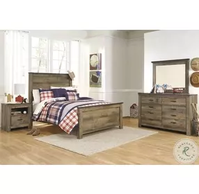 Trinell Brown Bedroom Mirror