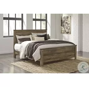 Trinell Brown King Panel Bed