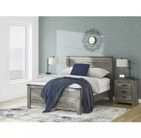 Frandern Rusti Warm Gray Queen Panel Headboard