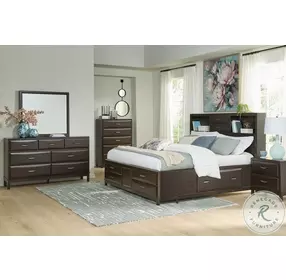 Vanmore Merlot Dresser and Mirror